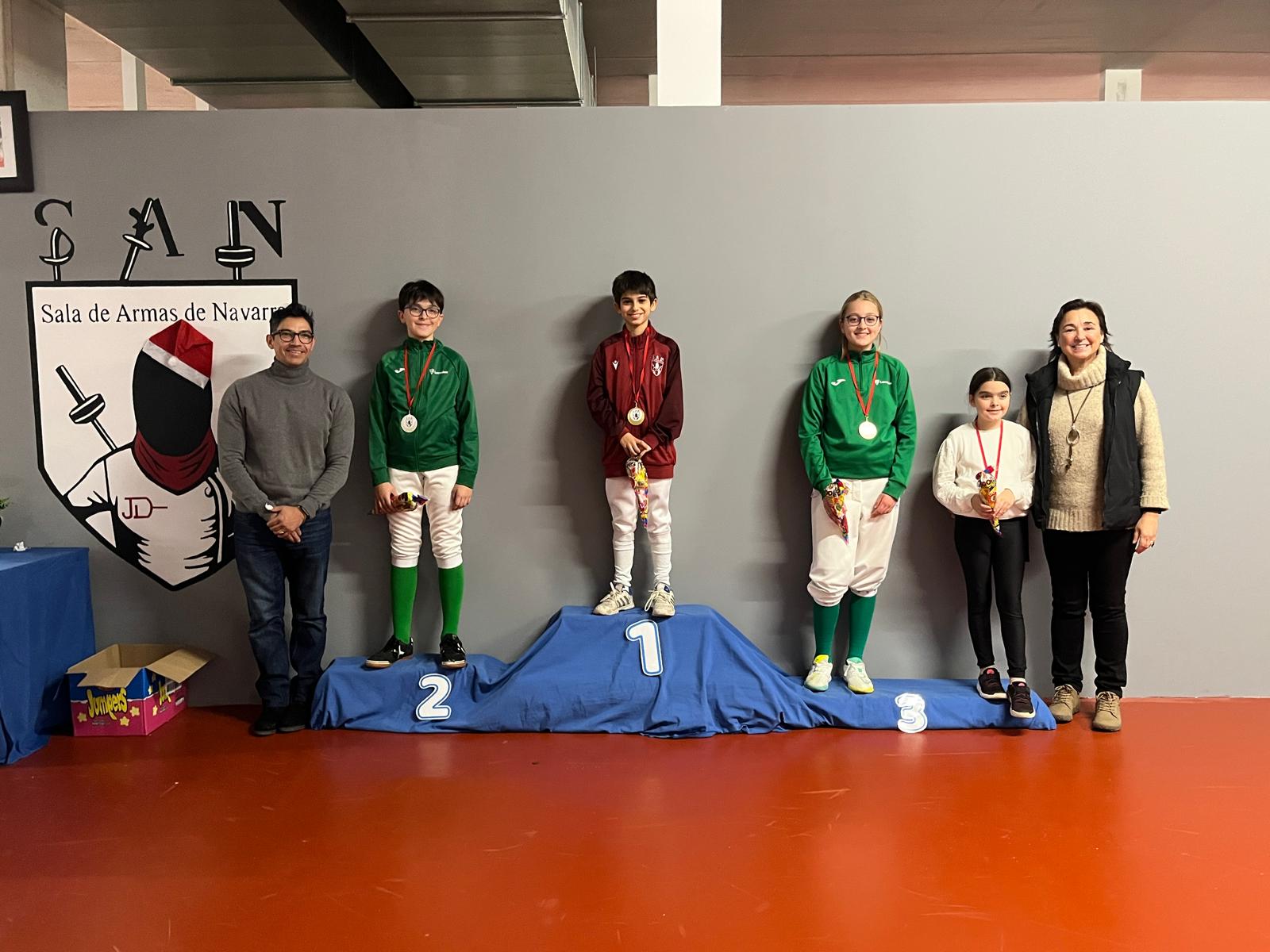 I Torneo Juegos Deportivos de Navarra de Florete M13 y M17, y Torneo M9